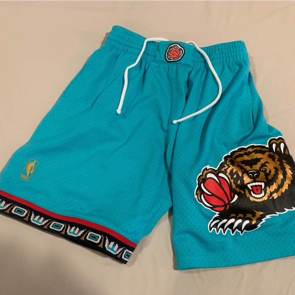 Mitchell &Ness Swingman Vancouver Grizzlies Shorts Teal NBA Men’s Small